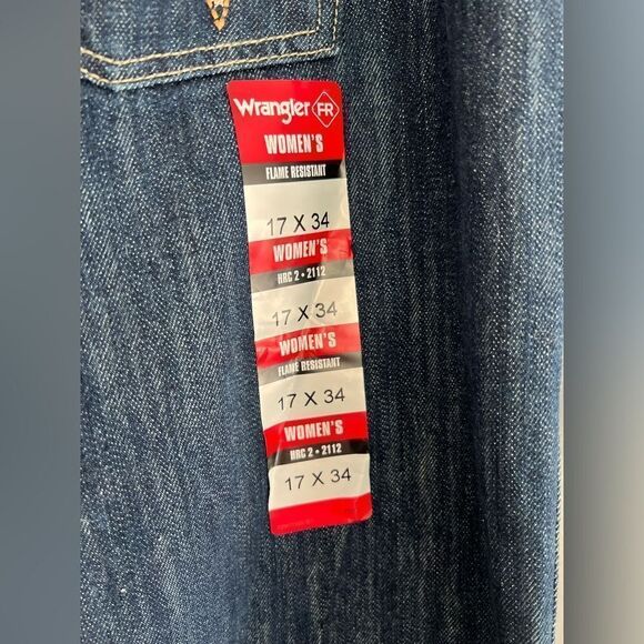 NWT Wrangler FR Women's Bootcut Rinse Wash Jeans
FRW10RN Flame Resistant - Picture 8 of 11